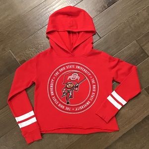 Justice OSU crop sweatshirt